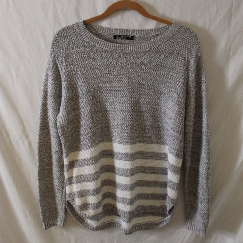 Cotton on striped sweater